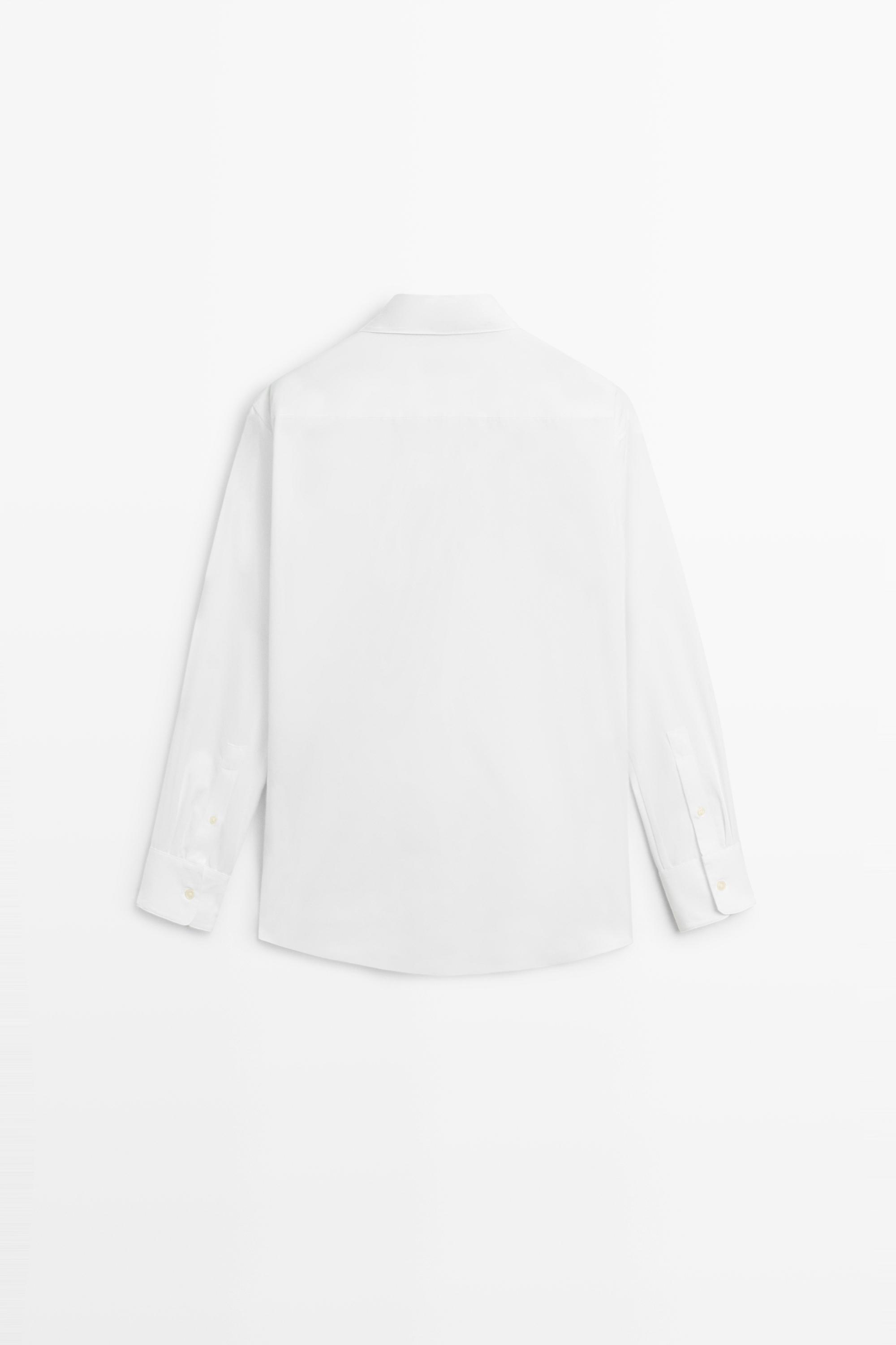 Chemise oversize popeline 100 % coton